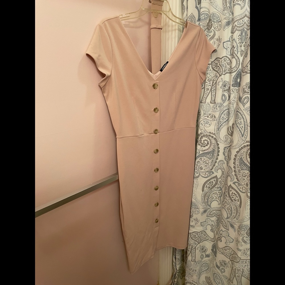 Blush vintage inspired dress